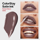 Revlon ColorStay Satin Ink Liquid Lipstick, Longwear Rich Lip Colors, Formulated with Black Currant Seed Oil, 024 Perfect Storm, 0.17 fl oz - Charming Charlie