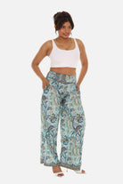 Printed Women's Wide Leg Pants - Charming Charlie