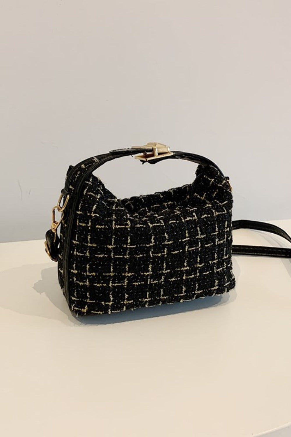 Woven Removable Strap Shoulder Bag - Charming Charlie