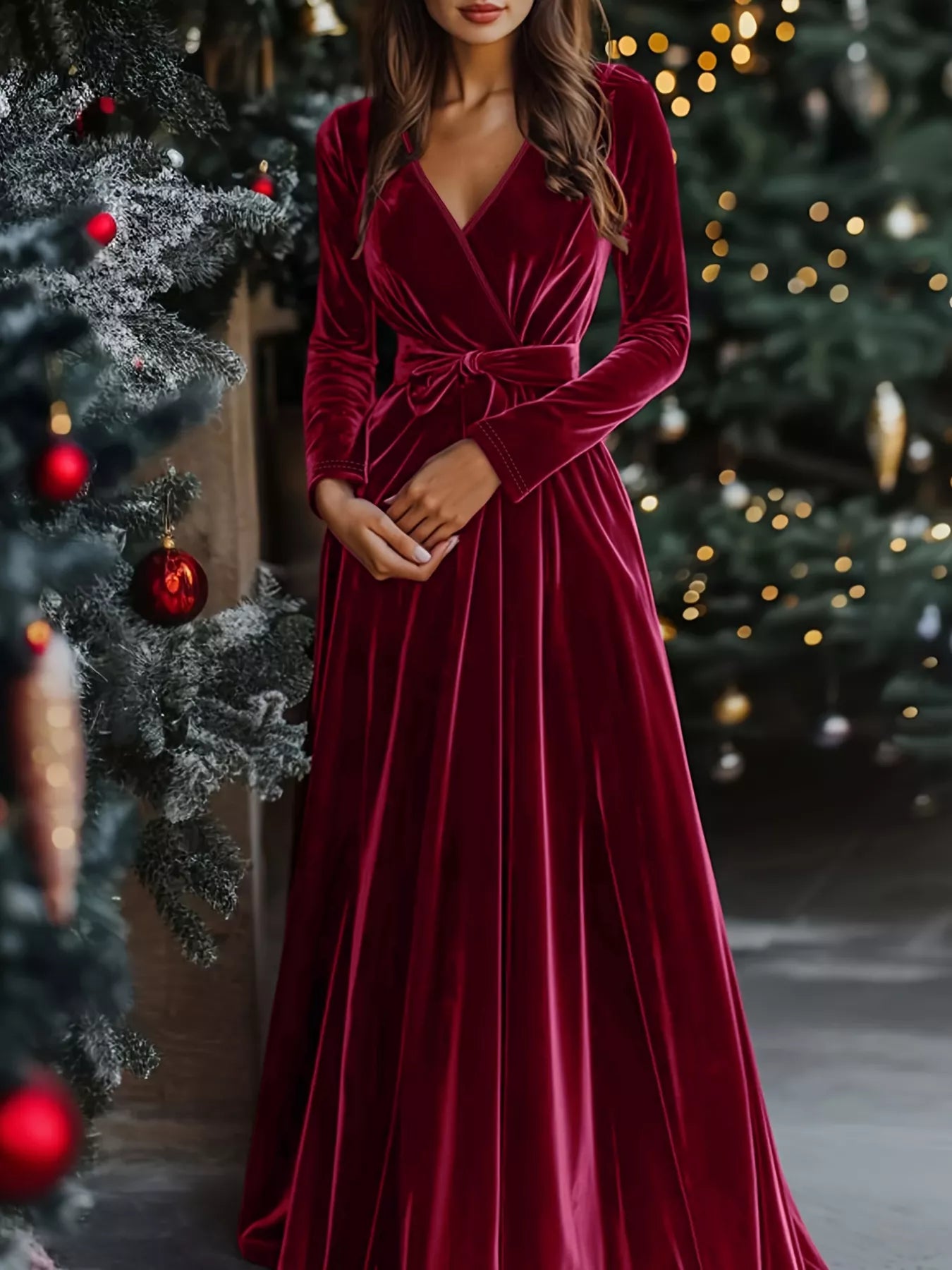 Velvet Wrap Surplice Maxi Dress Charming Charlie Velvet Wrap Surplice Maxi Dress Charming Charlie