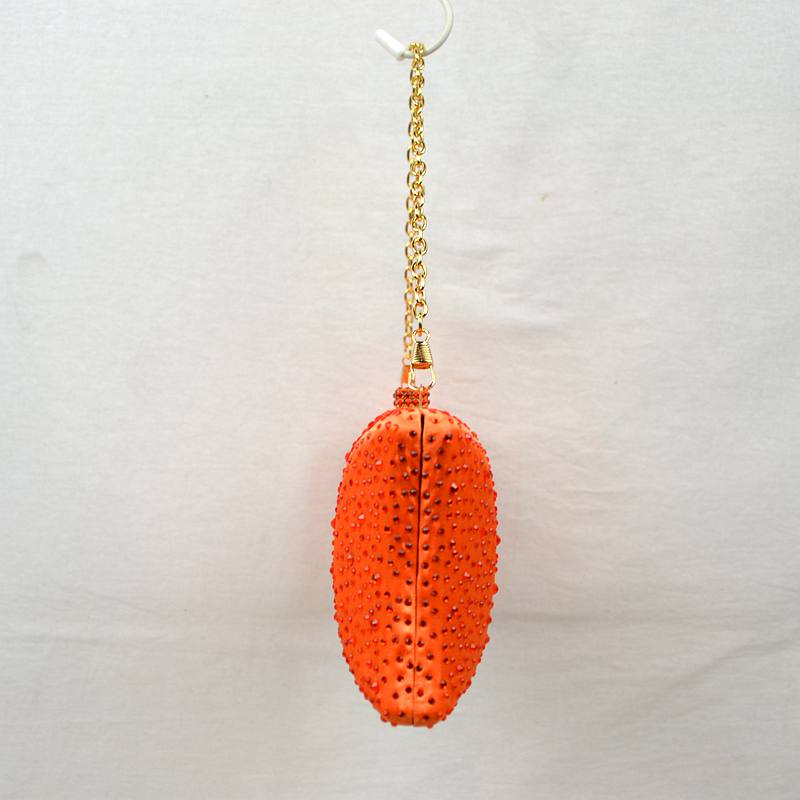 Elegant Studded Crystal Clutch Womens Evening Bag - Evening Bags