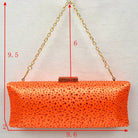 Elegant Studded Crystal Clutch Womens Evening Bag - Evening Bags