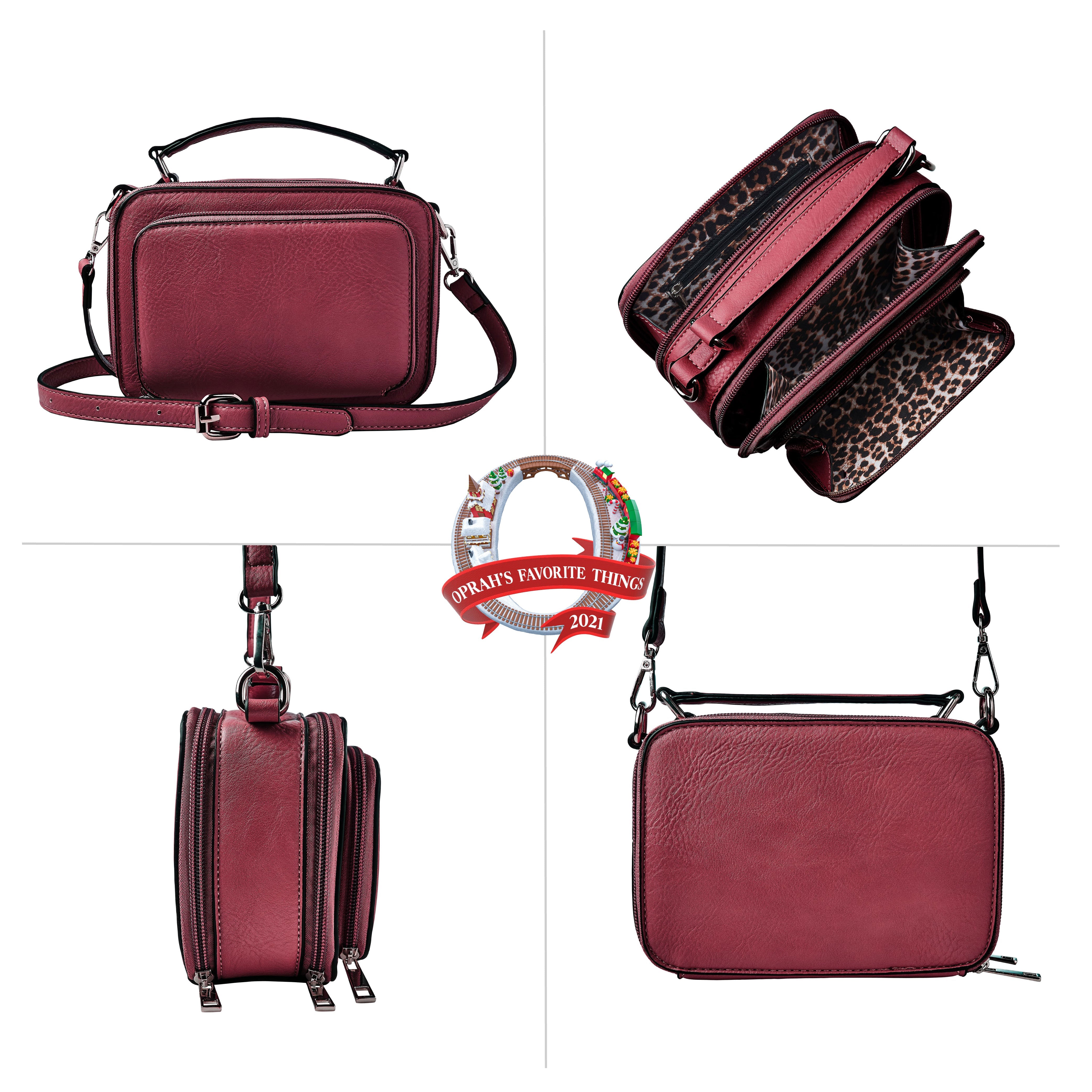 Oprah's Favorite Thing! Kelsey Crossbody/Satchel (Multiple Colors)