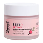 Sweet Chef Beet + Retinol Nightly Firming Mask - Beet Root Extract + Smoothing Retinol Night Cream Mask - Vegan Overnight Face Mask with Squalane + Hyaluronic Acid (50ml / 1.69 fl oz) - Charming Charlie