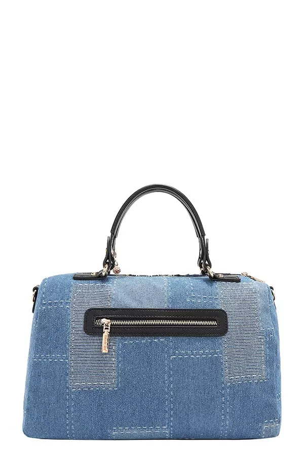 Nicole Lee USA Bosque De Amor Denim Boston Bag – Charming Charlie