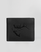 Karla Hanson AMERICA WILD Men's Hunter Leather Wallet Elk Stag - Charming Charlie
