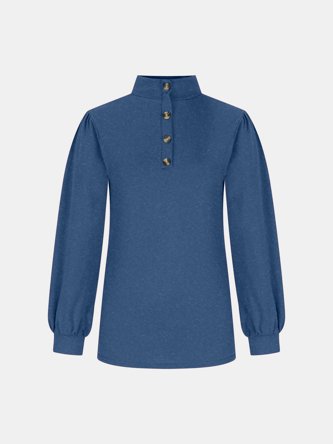 Full Size Mock Neck Long Sleeve T-Shirt – Charming Charlie