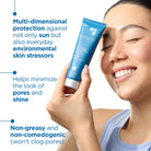 Andalou Naturals Daily Shade Face Sunscreen, SPF 30 Zinc Oxide Mineral Sunscreen, Sun + Pollution Defense Face Lotion, Helps Minimize Look of Pores, Matte Finish & Lightweight - 2.7 Fl. Oz. - Charming Charlie