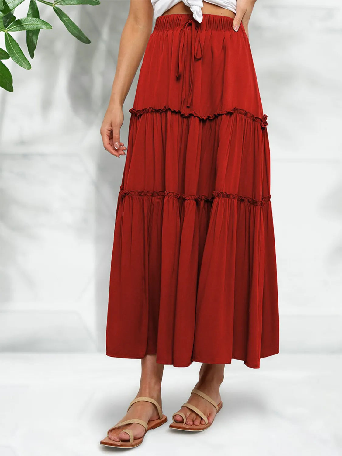 CHAIA FRILL SKIRT main image 1