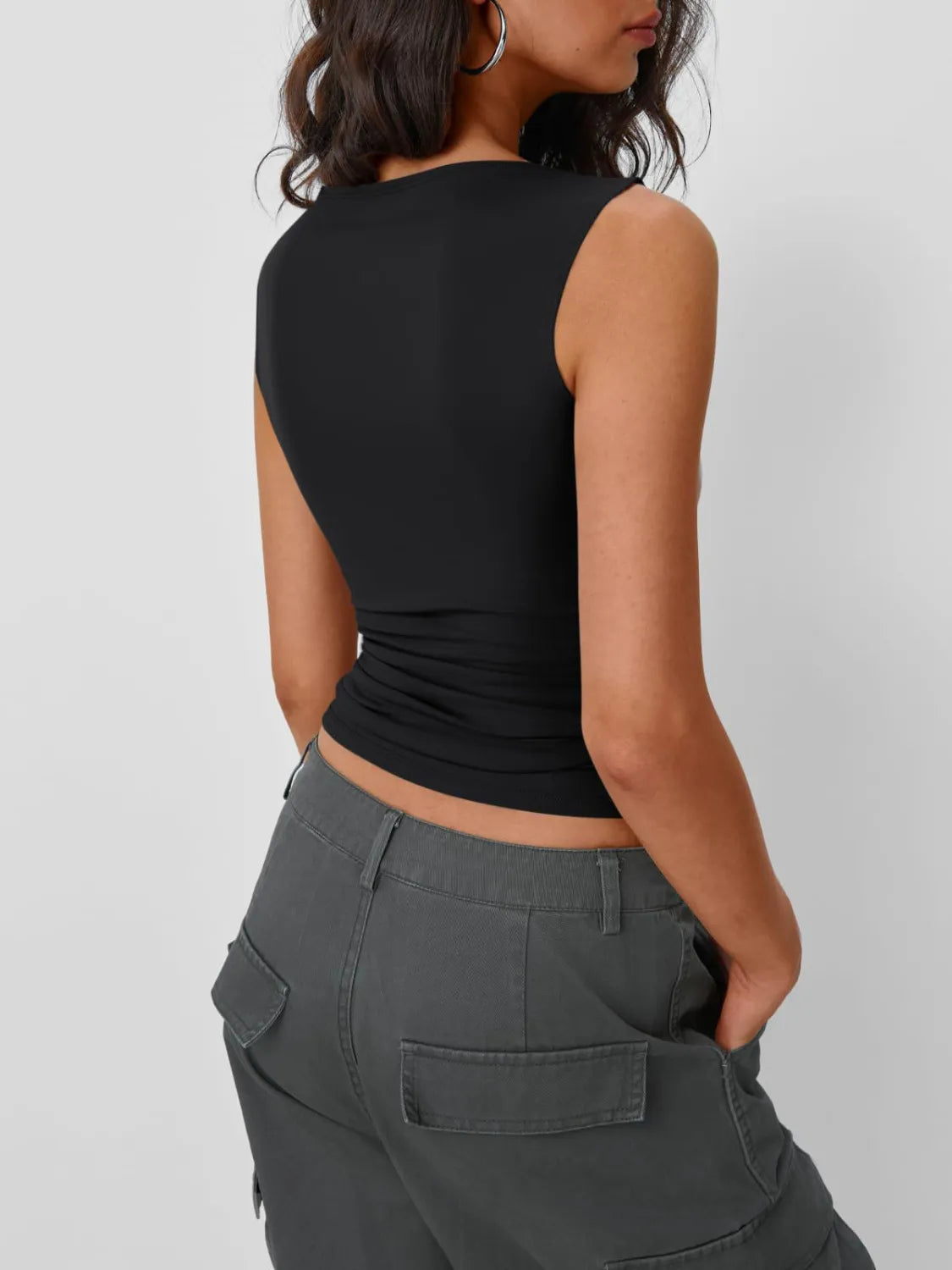 Claire Hem Round Tank main image 0