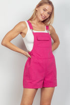 VERY J Adjustable Suspender Overalls with Pockets - Charming Charlie