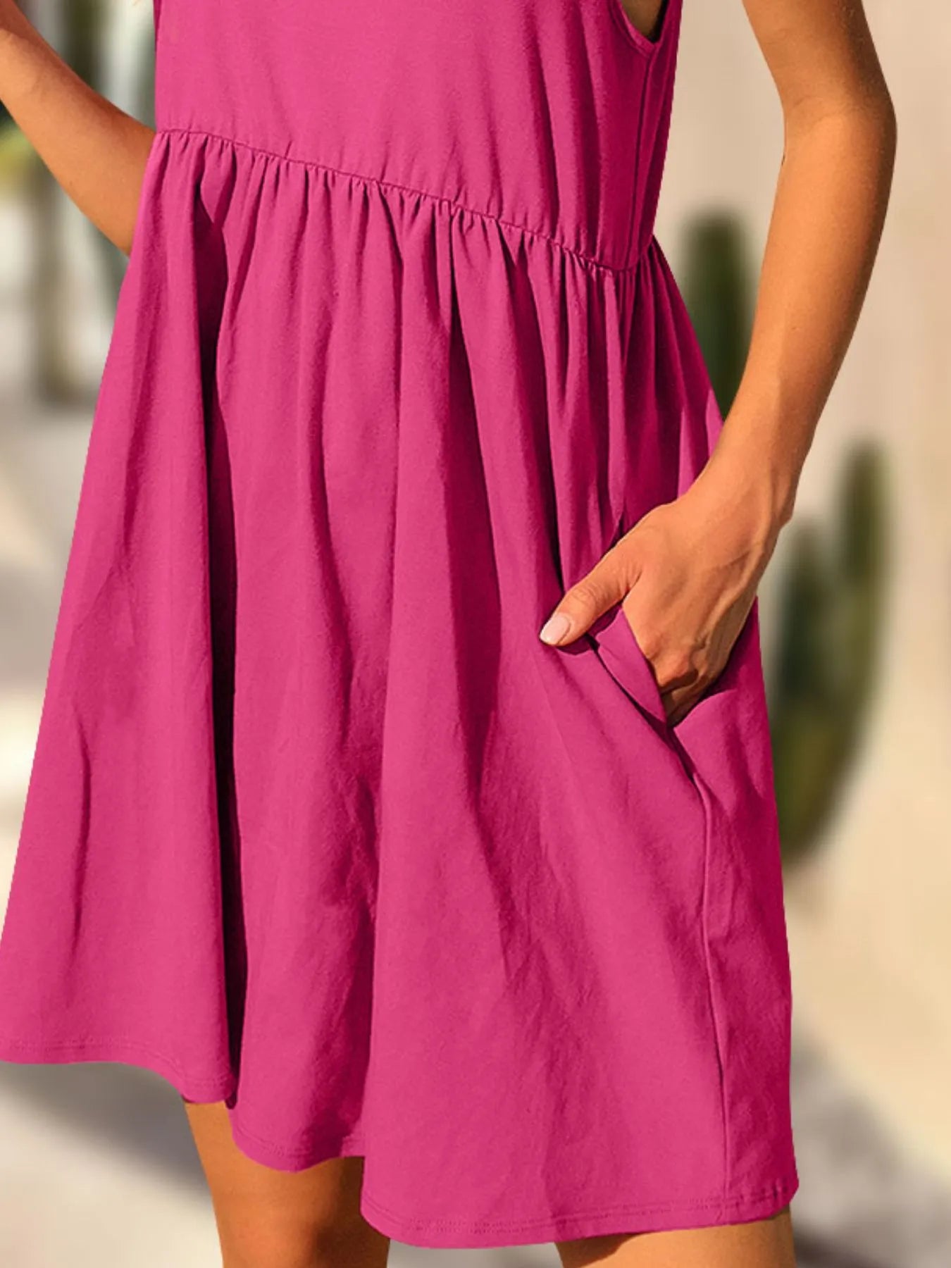 Tie-Shoulder Flowy Tank Dress – Charming Charlie