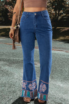 Embroidered Bootcut Jeans - Charming Charlie