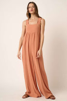 Mittoshop Sleeveless Wide Leg Jumpsuit - Charming Charlie