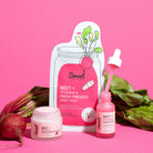 Sweet Chef Beet + Retinol Nightly Firming Mask - Beet Root Extract + Smoothing Retinol Night Cream Mask - Vegan Overnight Face Mask with Squalane + Hyaluronic Acid (50ml / 1.69 fl oz) - Charming Charlie