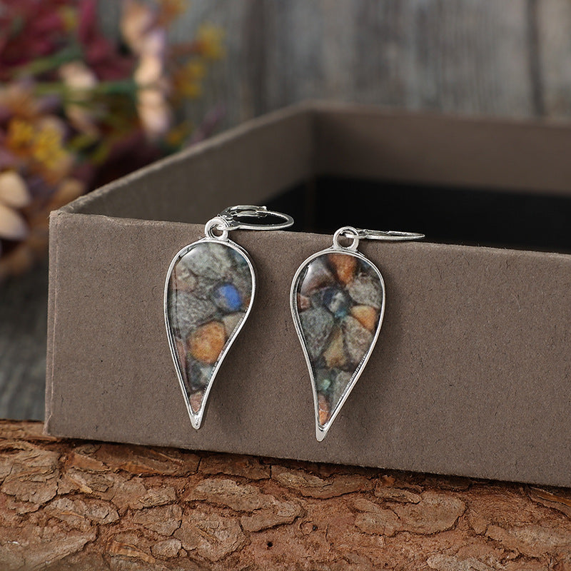 Natural Stone Dangle Earrings – Charming Charlie