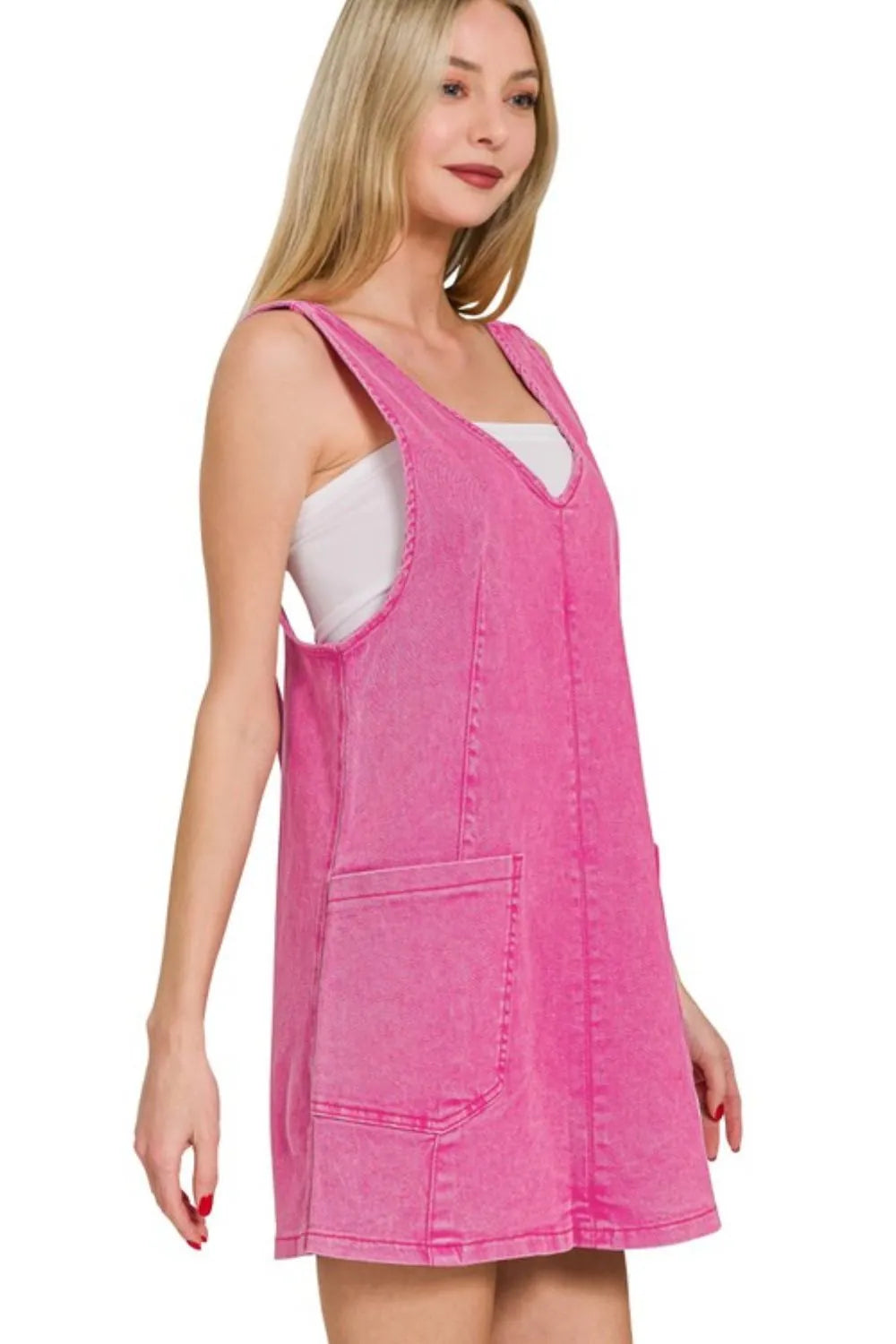 strapless open back dress Sunshine and Daisies Overall Dress: Best Seller – Whimsy Threads Boutique main image 0