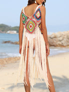 Fringe Spaghetti Strap Cover-Up - Charming Charlie