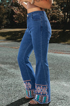 Embroidered Bootcut Jeans - Charming Charlie