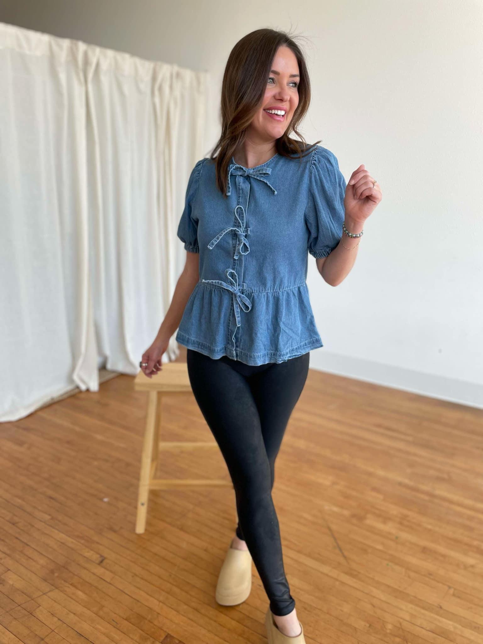 PREORDER: Sweet Escape Peplum Top - Charming Charlie