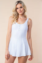 White Birch Sleeveless Performance Knit Swim Dress - Charming Charlie