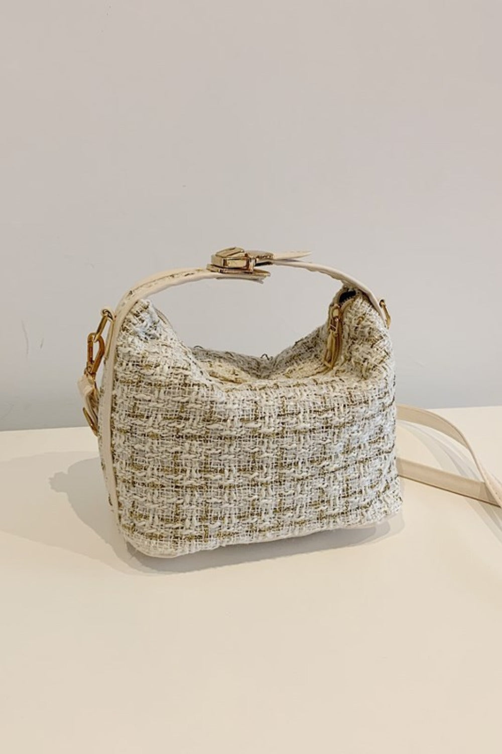 Woven Removable Strap Shoulder Bag - Charming Charlie
