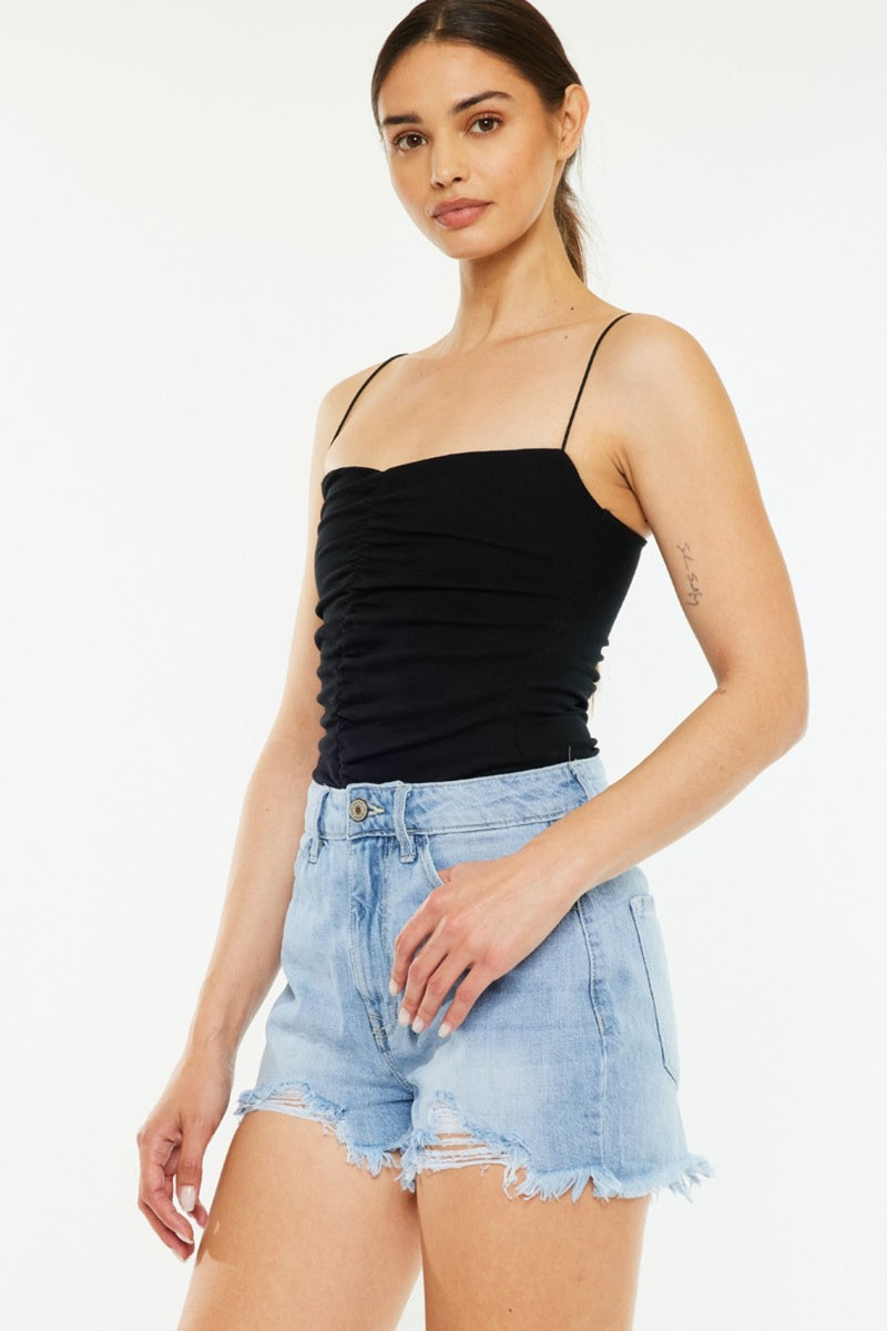 Kancan Distressed High Waist Denim Shorts for Women main image 1