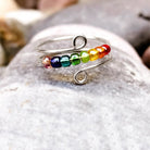 925 Sterling Silver Bead Wrap Ring - Charming Charlie