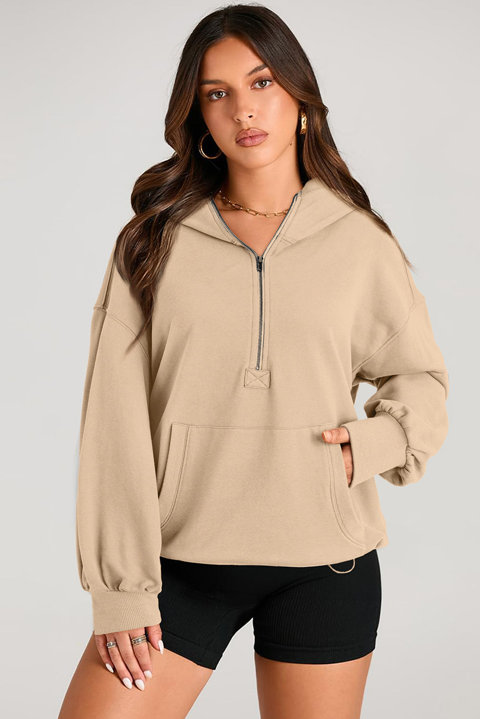 ZADIE – ELEGANCE HOODED LONG SLEEVE SWEATSHIRT main image 0