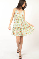 VERY J Floral Back Smocked Ruffled Mini Dress - Charming Charlie