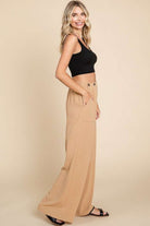 Culture Code Full Size High Waist Wide Leg Cargo Pants - Charming Charlie