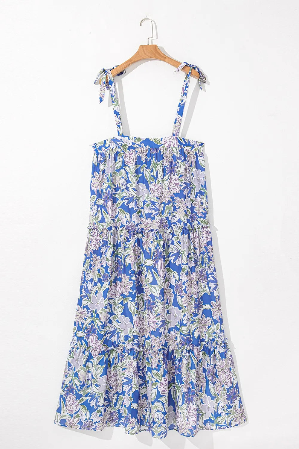 kate middleton blue and white floral dress Knee Length Blue Floral Dress Inspired By Kate Middleton  Mislish