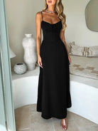 Lace-Up Solid Cami Dress Charming Charlie Lace-Up Solid Cami Dress Charming Charlie
