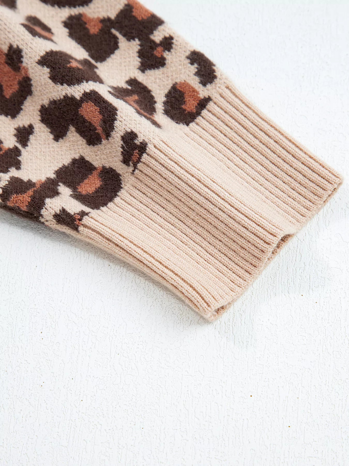 Leopard Print High Neck Shift Mini Sweater Dress – Charming Charlie
