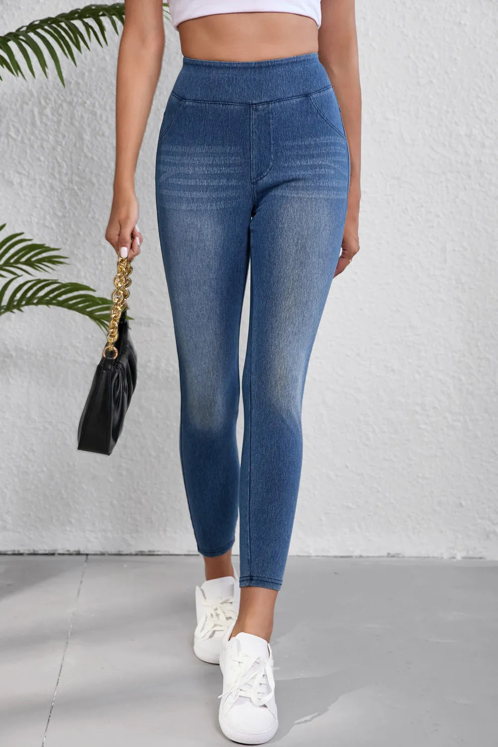 High Waist Skinny Jeans - Charming Charlie