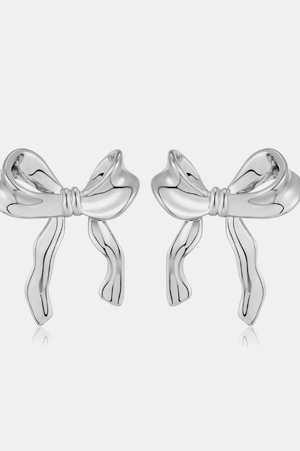 Brass Bow Stud Earrings - Charming Charlie