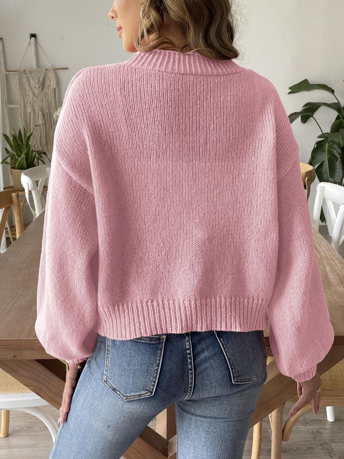 Pearl Open Front Long Sleeve Cardigan – Charming Charlie