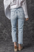 Distressed High Waist Jeans - Charming Charlie