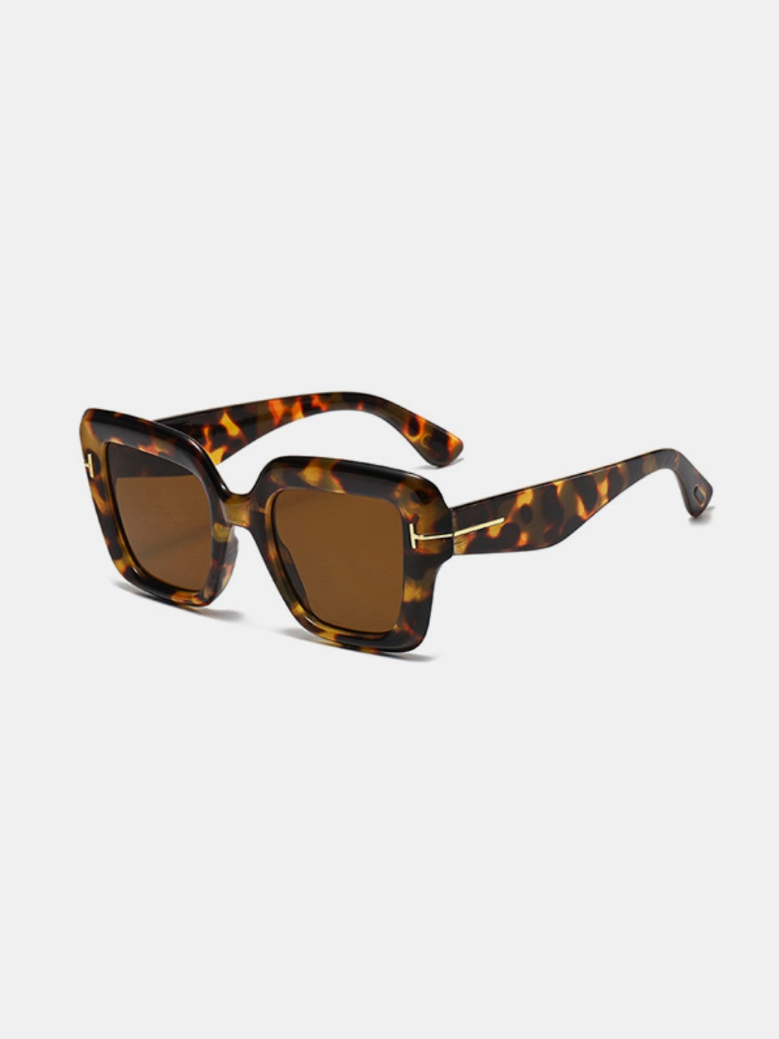 Polycarbonate Frame Square Sunglasses - Charming Charlie