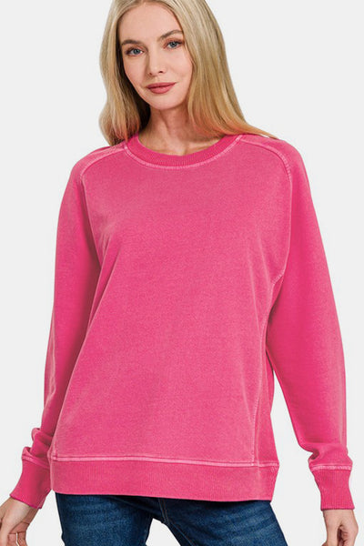 カテリーナ★juemi★Pigment Dyed Sweat Mamacita Crop Sweatshirt – Pigment