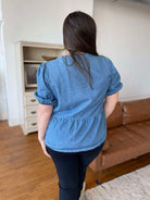 PREORDER: Sweet Escape Peplum Top - Charming Charlie