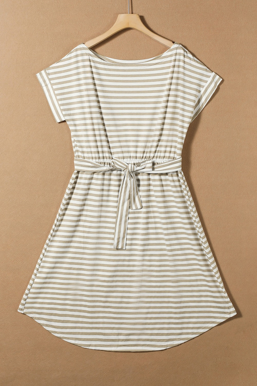 Tied Striped Cap Sleeve Dress - Charming Charlie