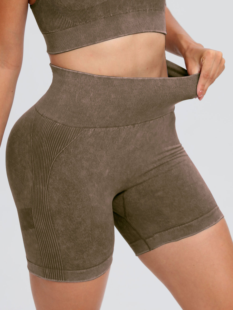 Elevated Comfort: Luxe Elastic Waist Active Shorts