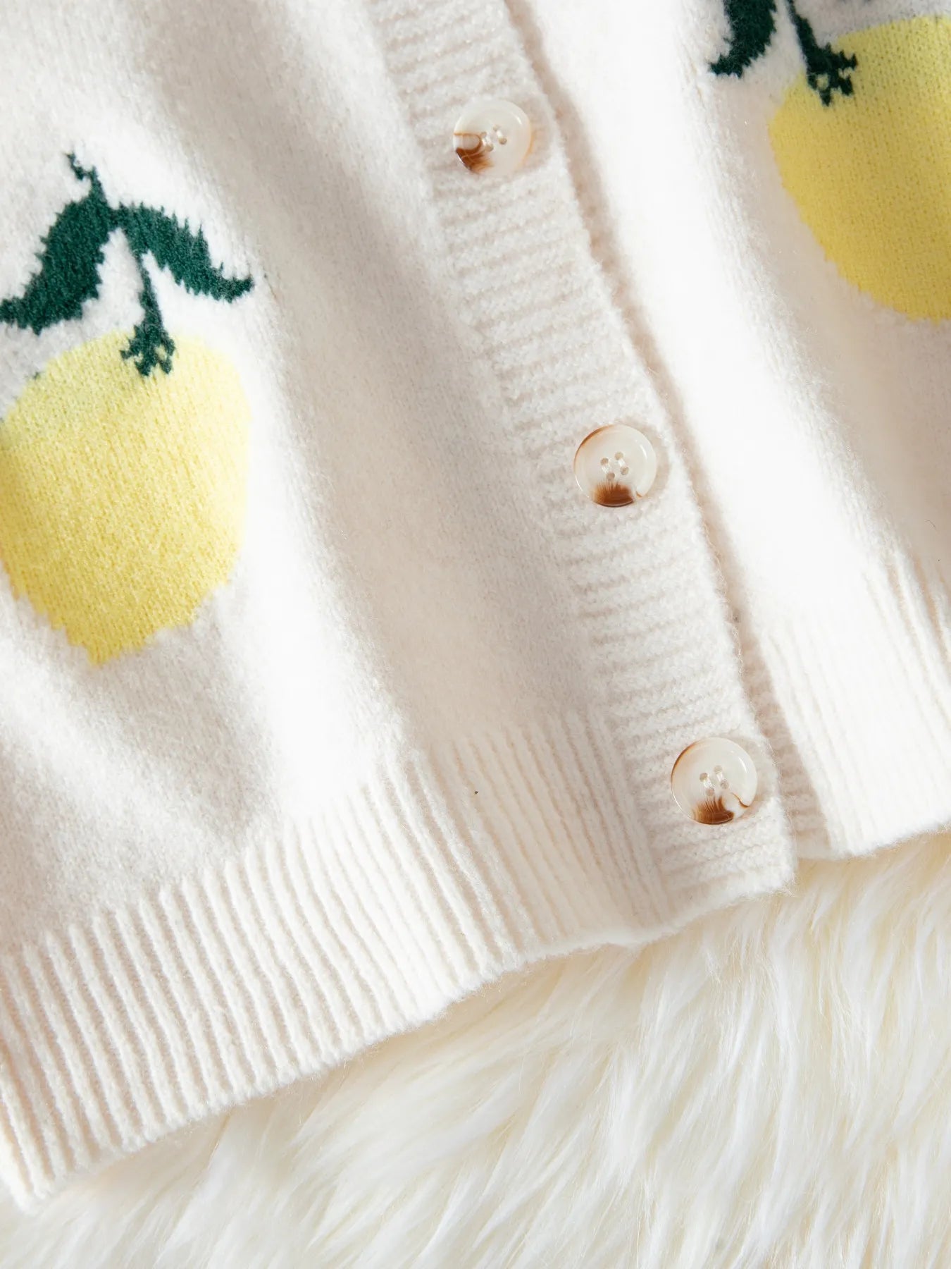 Ribbed Cardigan - Lemonade main image 1