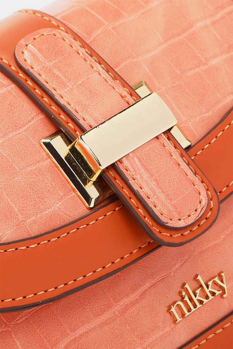 Nicole Lee USA Croc Embossed Crossbody Bag  Charming Charlie