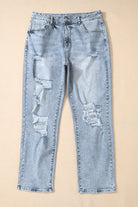 Distressed High Waist Jeans - Charming Charlie