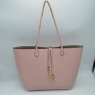 Women’s Pebbled Faux Leather Reversible 2 in 1 Tote Shoulder Handbag Crossbody Bag - Tote Bag