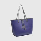 Women’s Pebbled Faux Leather Reversible 2 in 1 Tote Shoulder Handbag Crossbody Bag - Tote Bag