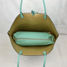 Women’s Pebbled Faux Leather Reversible 2 in 1 Tote Shoulder Handbag Crossbody Bag - Tote Bag