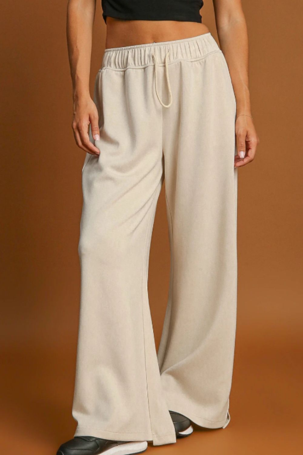 Drawstring Wide Leg Pants - Charming Charlie